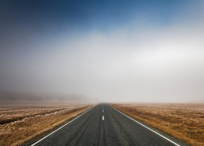 пейзажи, туман, дороги - случайные обои для рабочего стола