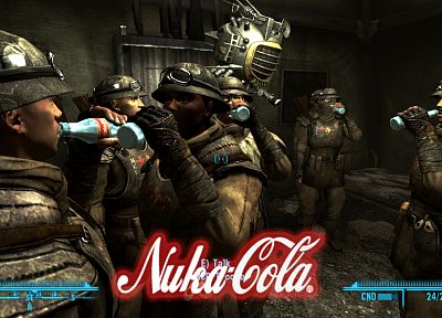 солдаты, видеоигры, осадки, анклав, Нука Cola Quantum - обои на рабочий стол