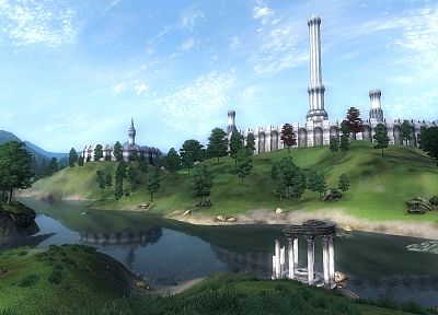 видеоигры, пейзажи, реки, имперский город, The Elder Scrolls IV: Oblivion, геймплей - обои на рабочий стол