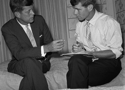 президенты, оттенки серого, Джон Ф. Кеннеди - обои на рабочий стол