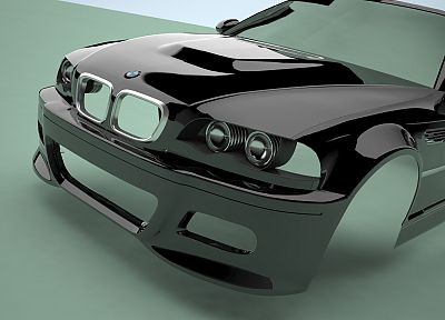 БМВ, автомобили, 3D оказывает - оригинальные обои рабочего стола