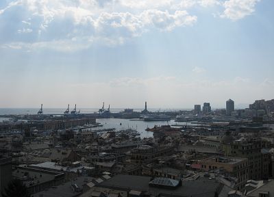 порт, Генуя, Средиземное - случайные обои для рабочего стола