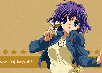 Clannad, Fujibayashi Ryou, аниме девушки - случайные обои для рабочего стола