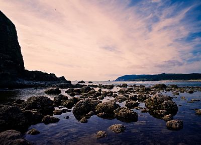 скалы, Орегон, море - случайные обои для рабочего стола