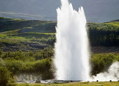 Исландия, гейзер - случайные обои для рабочего стола