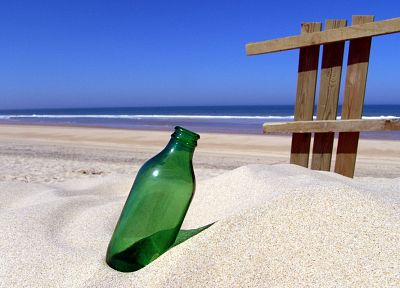 песок, бутылки, пляжи - случайные обои для рабочего стола