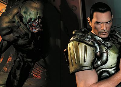 видеоигры, Дум, Doom 3 - копия обоев рабочего стола