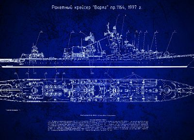 советский, корабли, чертежи, схема, Ракета крейсер, Варяг, Слава крейсер, ВМФ России, русские - случайные обои для рабочего стола