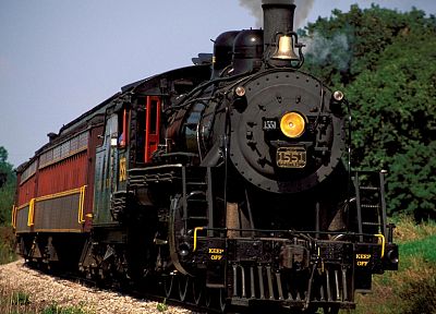поезда, железнодорожные пути, паровой двигатель, транспортные средства - случайные обои для рабочего стола