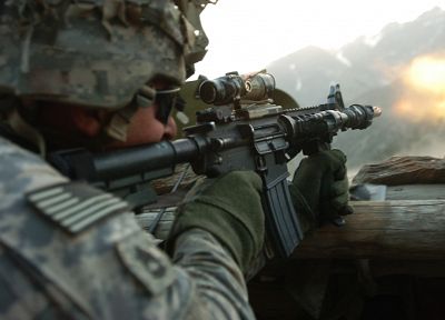 война, пистолеты, солдат, Афганистан - обои на рабочий стол