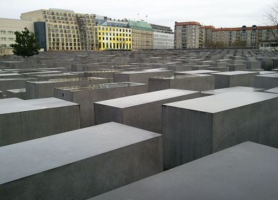 камни, прямоугольники, Холокост памятник Берлин - обои на рабочий стол