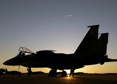 самолет, F15 Eagle, бойцы - обои на рабочий стол