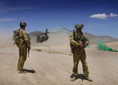 армия, люди, CH- 47 Chinook, австралийский военный - похожие обои для рабочего стола