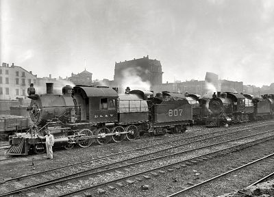 поезда, железнодорожные пути, паровой двигатель, транспортные средства, исторический, паровозы, 4-8-0 Горбатая, 4-8-0, горбатый - случайные обои для рабочего стола