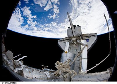 космическое пространство, звезды, Земля, НАСА - обои на рабочий стол