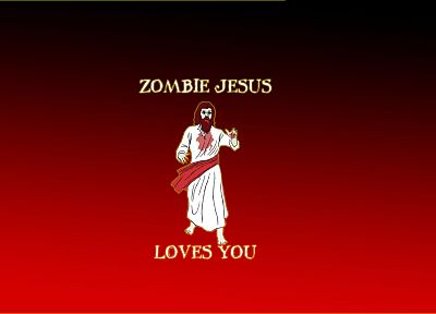 зомби, Иисус Христос - копия обоев рабочего стола