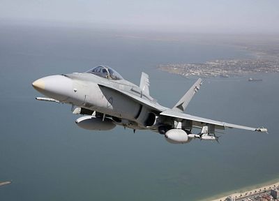 самолет, военный, военно-морской флот, транспортные средства, F- 18 Hornet, реактивный самолет, истребители - оригинальные обои рабочего стола