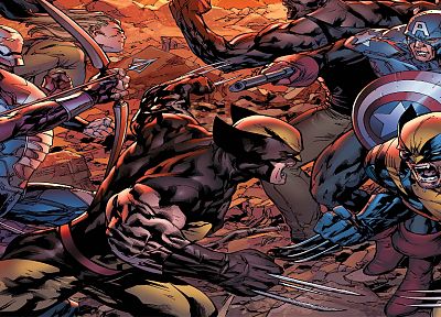 Капитан Америка, X-Men, уроженец штата Мичиган - копия обоев рабочего стола