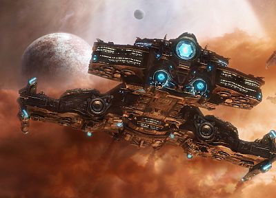 космические корабли, Blizzard Entertainment, научная фантастика, транспортные средства, StarCraft II - похожие обои для рабочего стола