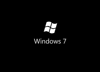 минималистичный, Windows 7, монохромный, логотипы - случайные обои для рабочего стола