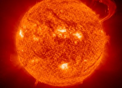 Солнце, звезды, Big Red, солнечные вспышки - случайные обои для рабочего стола