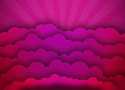 абстракции, облака, розовый цвет - случайные обои для рабочего стола