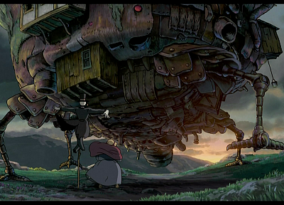 Хаяо Миядзаки, Studio Ghibli, Ходячий замок - случайные обои для рабочего стола