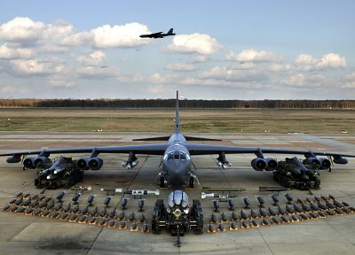 самолет, война, военный, ВВС США, транспортные средства, Stratofortress, Boeing B - 52 Stratofortress - случайные обои для рабочего стола