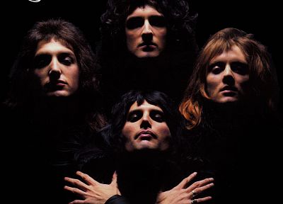 классический, Рок-музыка, Королева музыкальная группа, обложки альбомов, лица, 1974, 70, Queen II - обои на рабочий стол