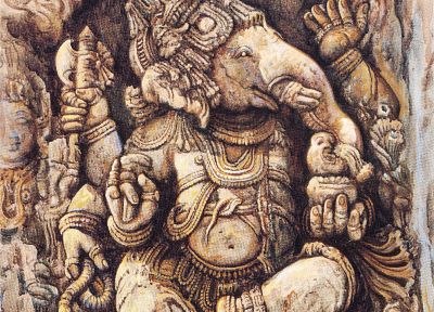 статуи, слоны, Индуизм - копия обоев рабочего стола