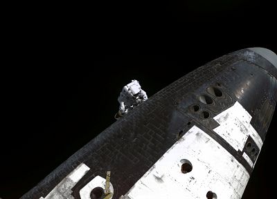 космический челнок, астронавты - случайные обои для рабочего стола
