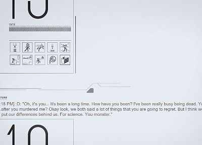 видеоигры, цитаты, Portal 2 - случайные обои для рабочего стола