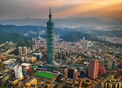 города, Тайвань, Taipei 101, города - обои на рабочий стол