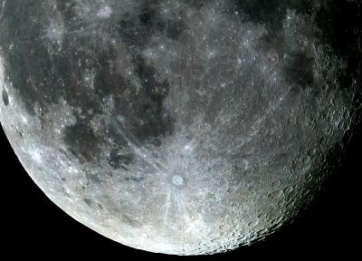 космическое пространство, Луна - оригинальные обои рабочего стола