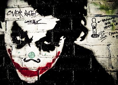 Джокер, граффити - случайные обои для рабочего стола