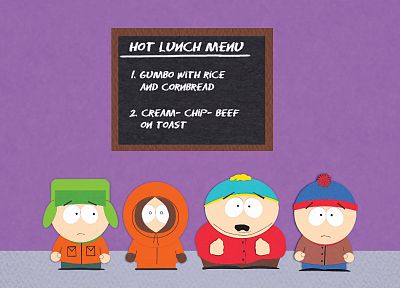 South Park, Эрик Картман, Стэн Марш, Кенни Маккормик, Кайл Брофловски - случайные обои для рабочего стола