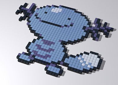 Покемон, Wooper, 8 - бит - случайные обои для рабочего стола