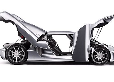 белый, автомобили, Koenigsegg - случайные обои для рабочего стола