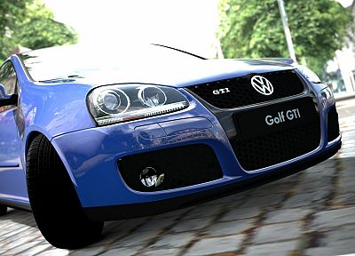 видеоигры, синий, автомобили, ворота, GTI, Volkswagen - оригинальные обои рабочего стола