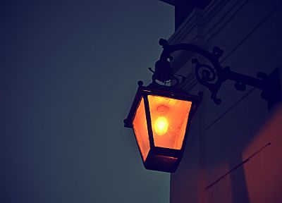 свет, ночь, уличные фонари - обои на рабочий стол