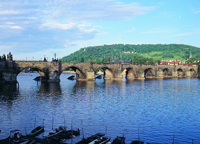 мосты, Прага, Чехия, реки - случайные обои для рабочего стола