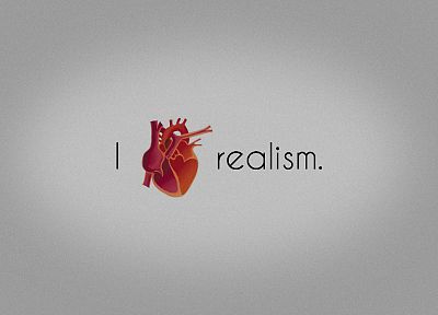 минималистичный, сердца, реализм - обои на рабочий стол