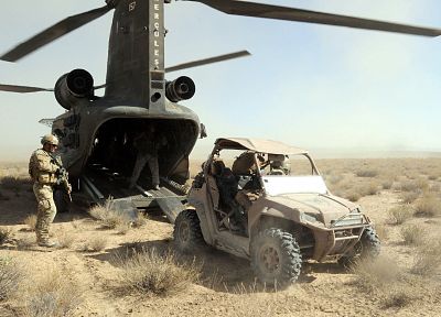 самолет, вертолеты, Jeep, транспортные средства, CH- 47 Chinook - похожие обои для рабочего стола