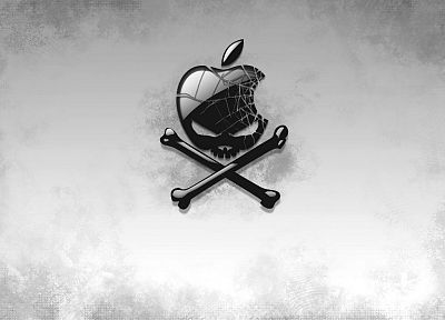 черепа, Эппл (Apple), кости - обои на рабочий стол