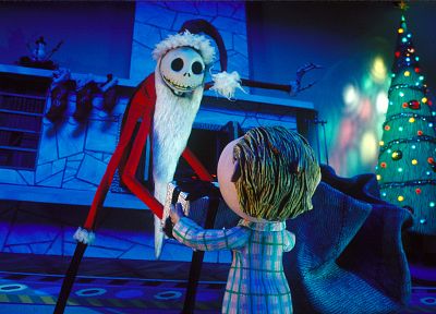 кино, рождество, скелеты, Санта-Клаус, Кошмар перед Рождеством - случайные обои для рабочего стола