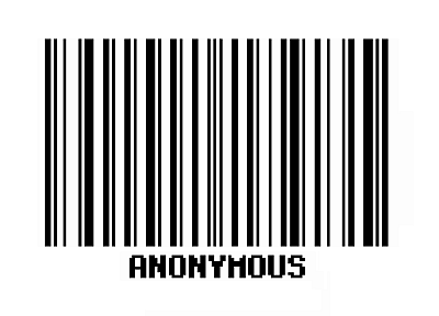 анонимный, штрих-код - копия обоев рабочего стола