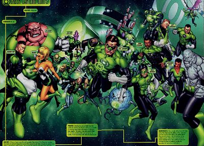 Зеленый Фонарь, DC Comics - случайные обои для рабочего стола