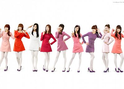 девушки, Girls Generation SNSD (Сонёсидэ), знаменитости, высокие каблуки - похожие обои для рабочего стола