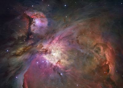 космическое пространство, звезды, туманности, Хаббл, газа, Orion - случайные обои для рабочего стола