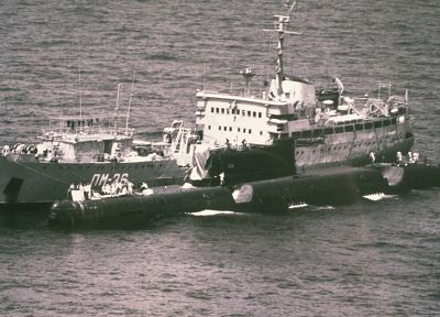 советский, подводная лодка, Оскол -Class судоремонта Pm- 26 - обои на рабочий стол
